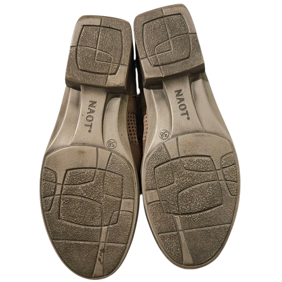 Naot Brown Leather Cutout Ankle Booties – Size 38 (US 7–7.5) - Picture 6 of 6